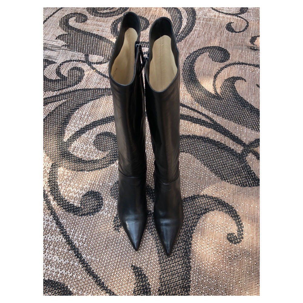 Cole Haan black pointed toe boots. Sz 6 1/2.